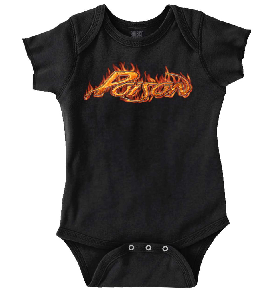 Flames Of Poison Romper Bodysuit-Direct To Garment Print-Brisco Baby