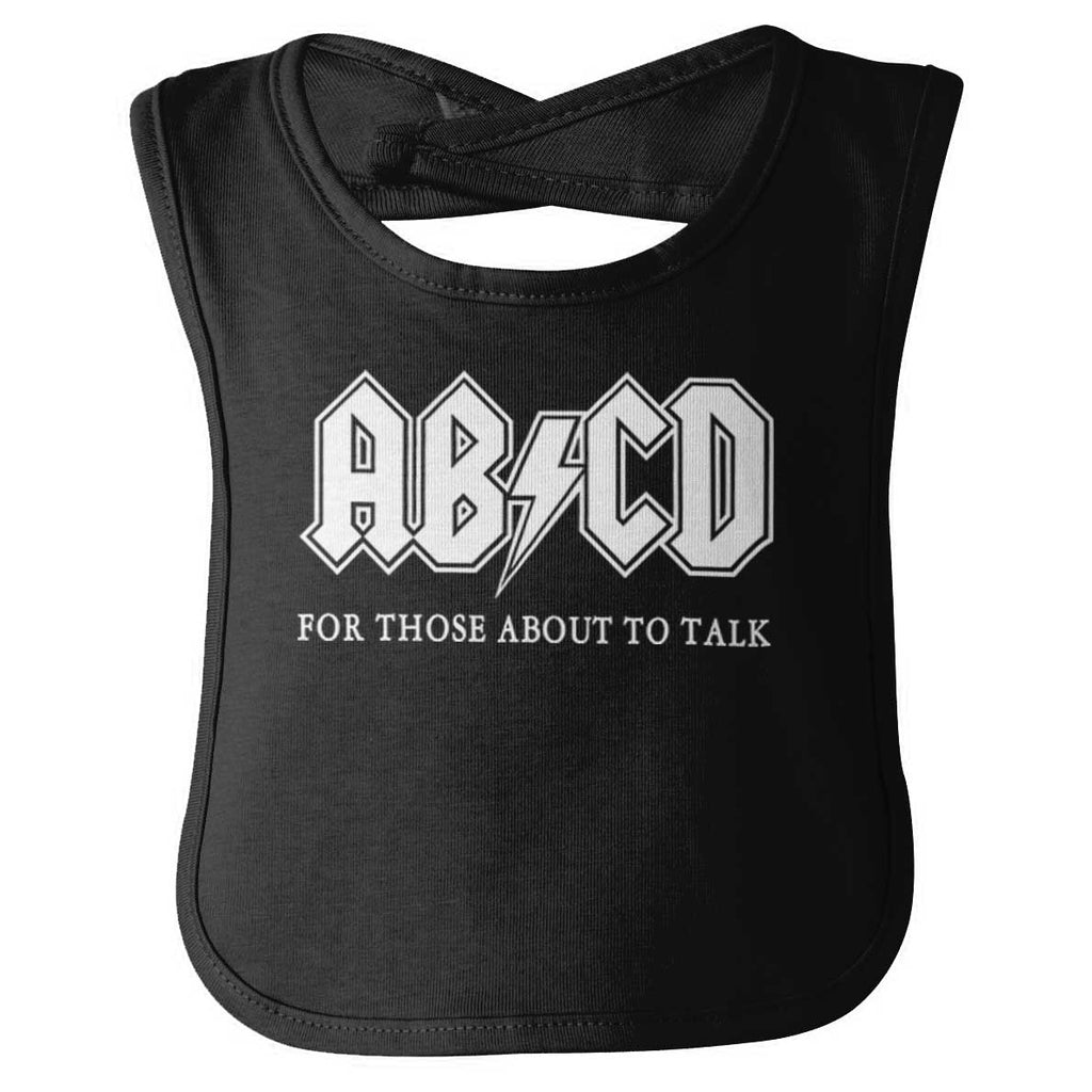 AB CD Infant Baby Bib-Direct To Garment Print-Brisco Baby