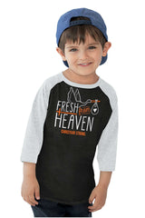 Fresh From Heaven Toddler Baseball-Direct To Garment Print-Brisco Baby