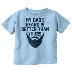 Dad's Beard Infant Toddler T Shirt-Direct To Garment Print-Brisco Baby
