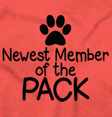 Member of the Pack Toddler Football Jersey Tee-Direct To Garment Print-Brisco Baby