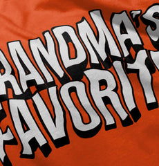 Grandma's Favorite Infant Toddler T Shirt-Direct To Garment Print-Brisco Baby