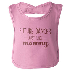 Future Dancer Infant Baby Bib-Direct To Garment Print-Brisco Baby