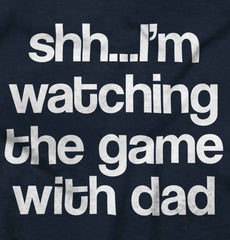 Watching the Game Infant Toddler T Shirt-Direct To Garment Print-Brisco Baby