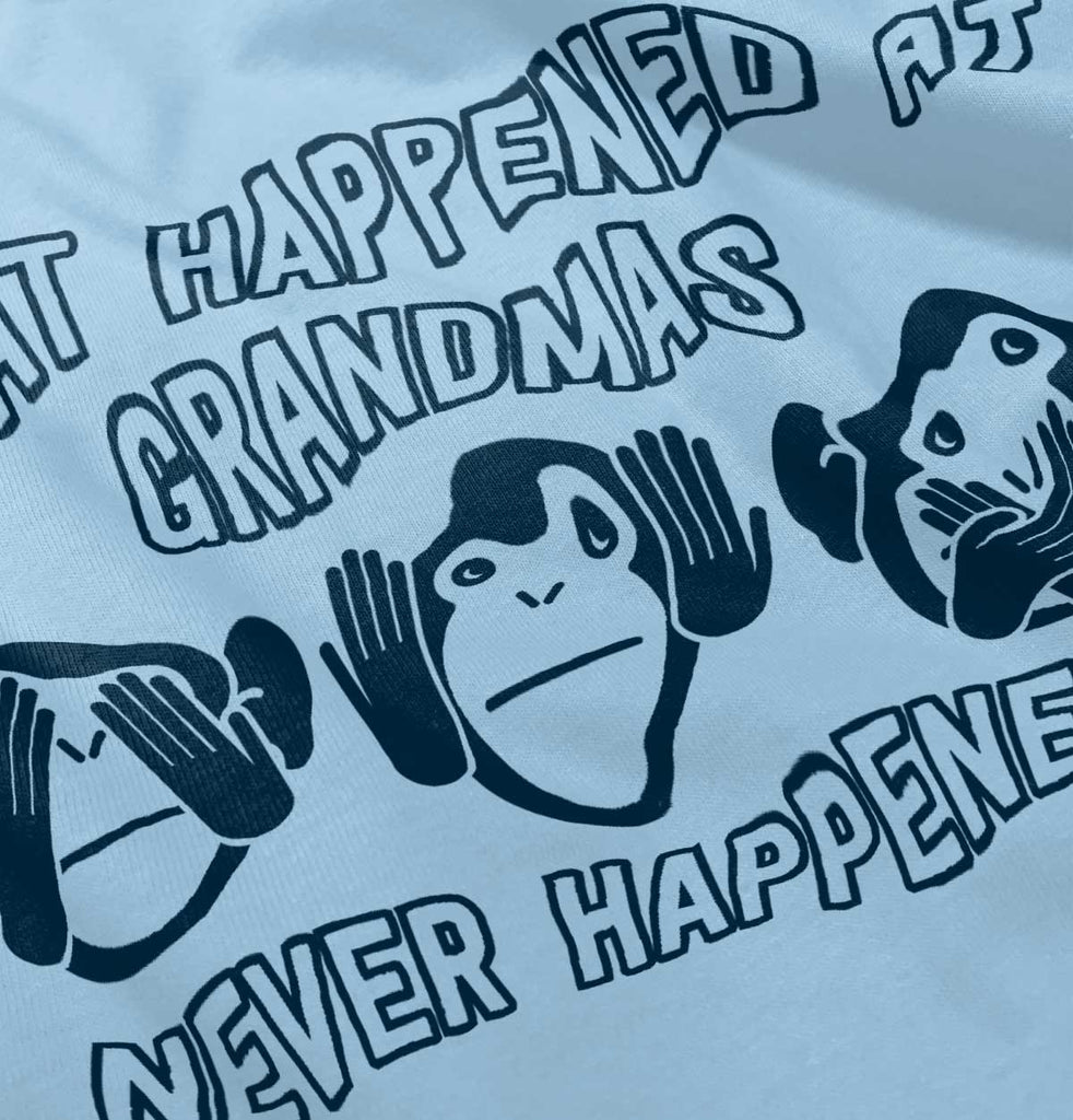 Happens At Grandmas Infant Baby Bib-Direct To Garment Print-Brisco Baby