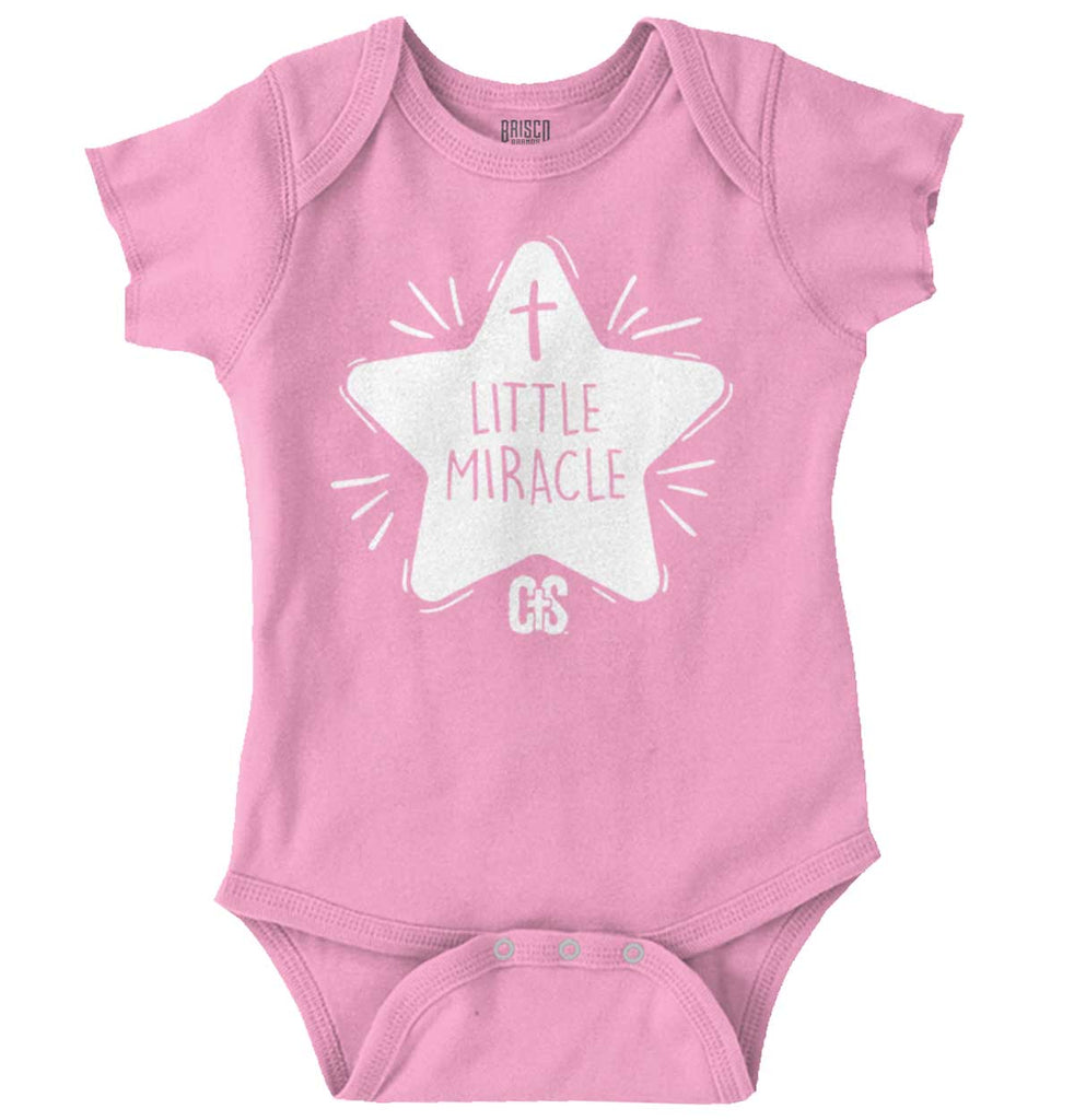 Little Miracle Romper Bodysuit-Direct To Garment Print-Brisco Baby