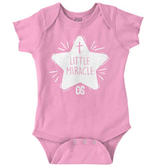 Little Miracle Romper Bodysuit-Direct To Garment Print-Brisco Baby