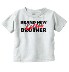 Brand New Little Brother Infant Toddler T Shirt-Direct To Garment Print-Brisco Baby