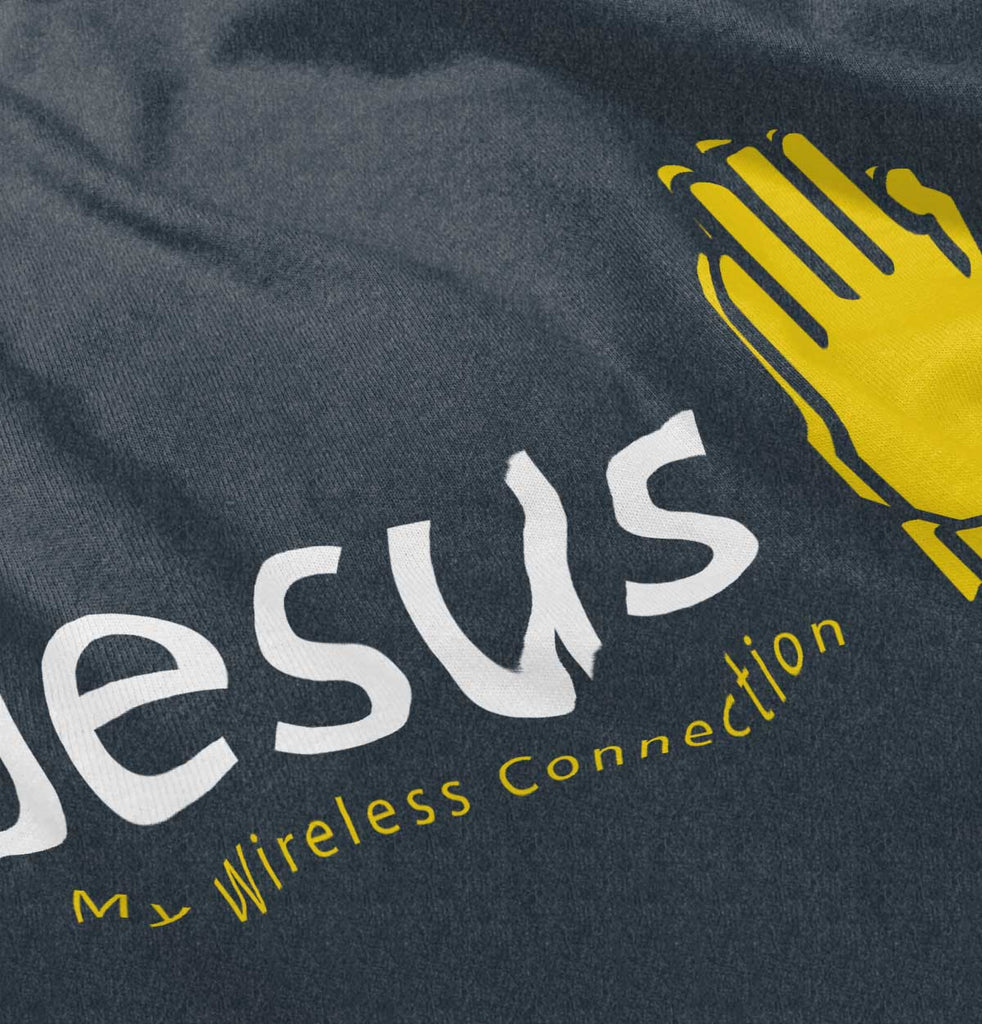 Jesus Connection Toddler Football Jersey Tee-Direct To Garment Print-Brisco Baby