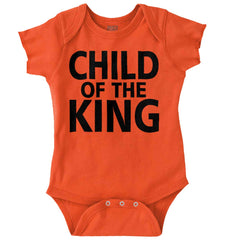 Child Of The King Romper Bodysuit-Direct To Garment Print-Brisco Baby