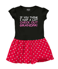 Check Out Grandpa Baby Polka Dot Skirt Dress-Direct To Garment Print-Brisco Baby