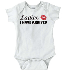 I Have Arrived Romper Bodysuit-Direct To Garment Print-Brisco Baby