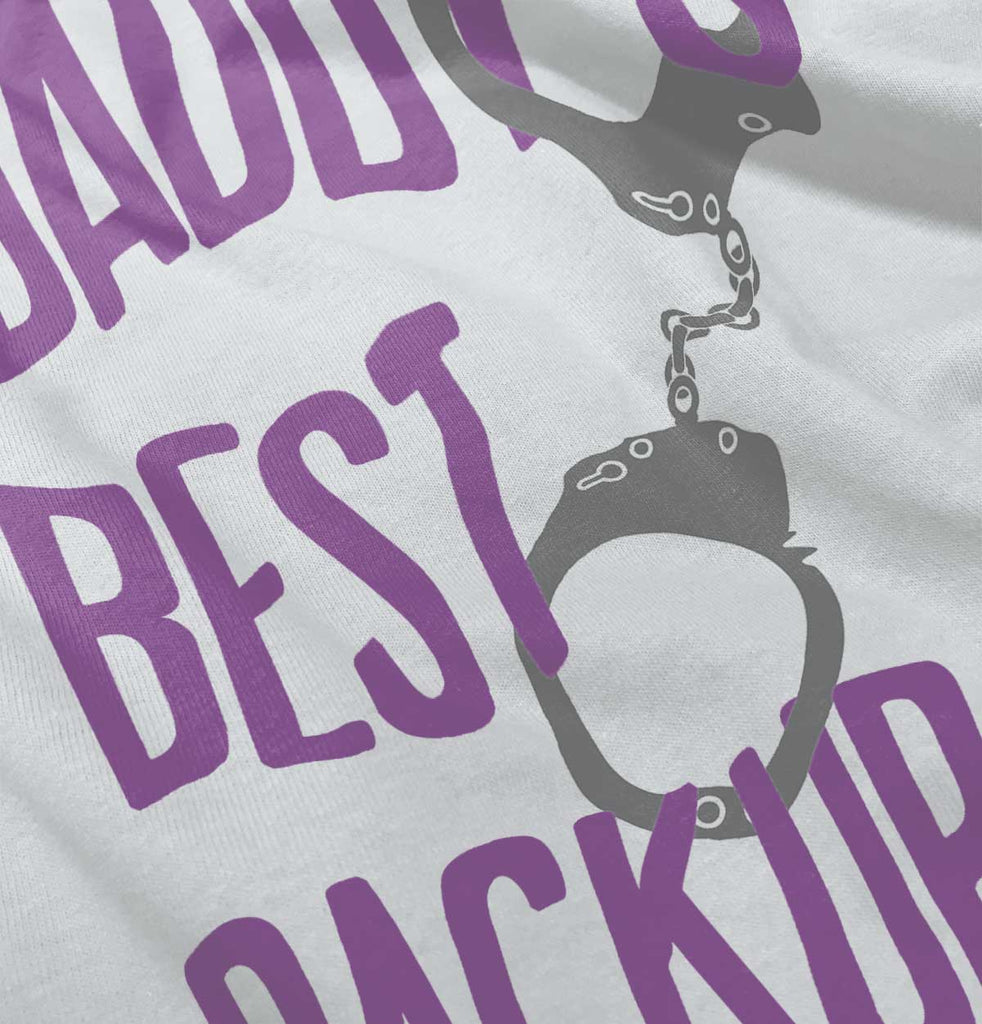 Daddy's Best Backup Solid Baby Infant Dress-Direct To Garment Print-Brisco Baby