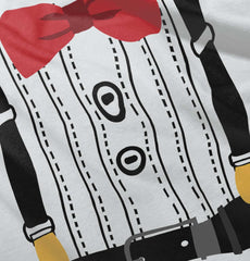 Old Fashioned Tuxedo Infant Toddler T Shirt-Direct To Garment Print-Brisco Baby