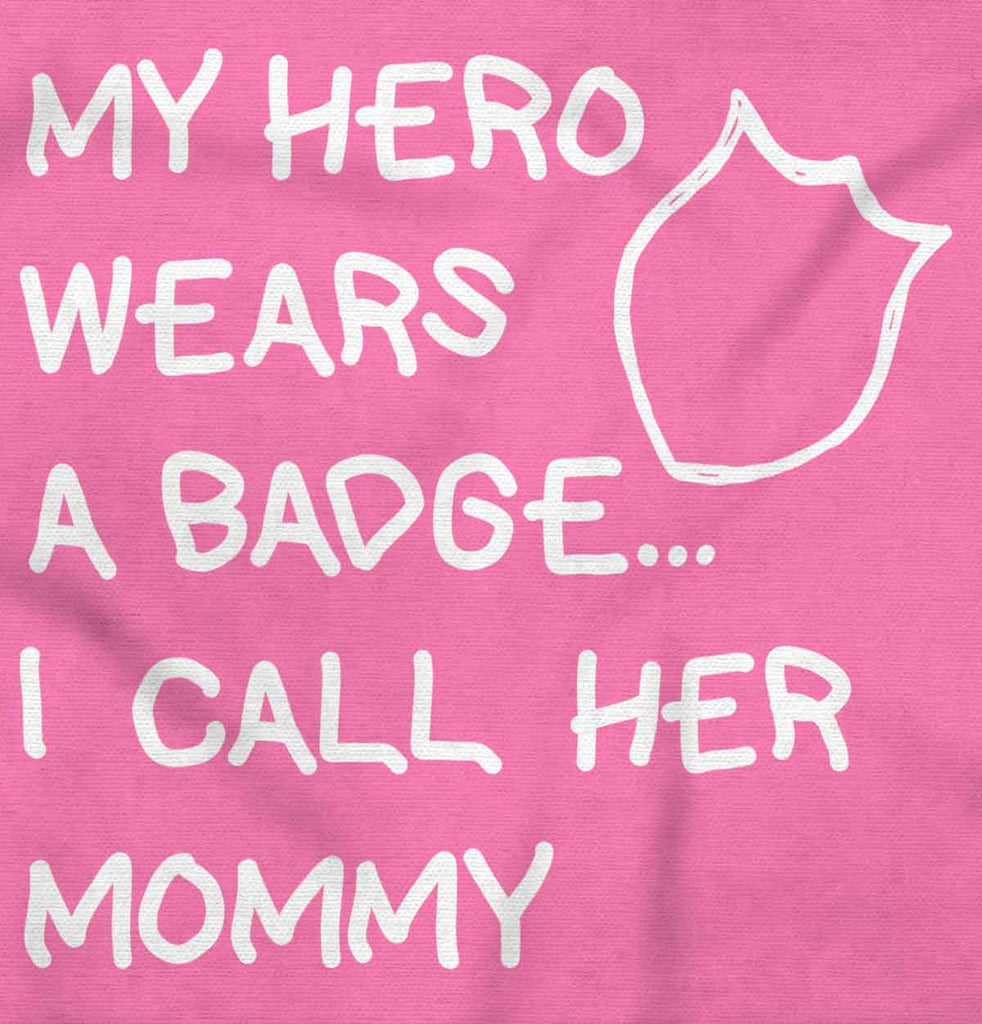 Hero Wears Badge Baby Polka Dot Skirt Dress-Direct To Garment Print-Brisco Baby