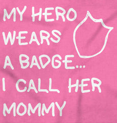 Hero Wears Badge Baby Polka Dot Skirt Dress-Direct To Garment Print-Brisco Baby