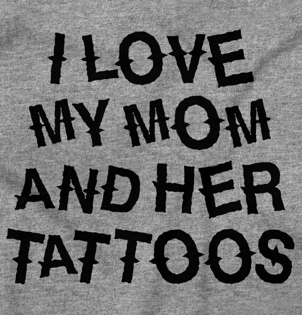 Mom's Tattoos Romper Bodysuit-Direct To Garment Print-Brisco Baby