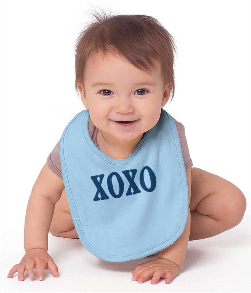 XOXO Infant Baby Bib-Direct To Garment Print-Brisco Baby