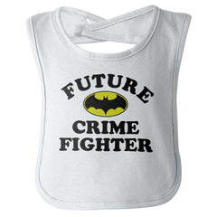 Crime Fighter Infant Baby Bib-Direct To Garment Print-Brisco Baby