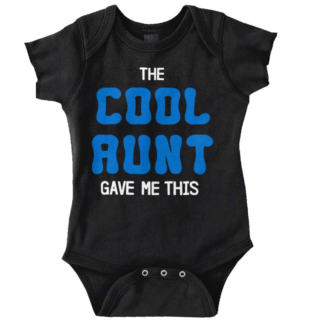Cool Aunt Gave Me This Romper Bodysuit-Direct To Garment Print-Brisco Baby