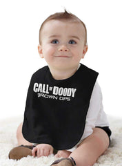 Call Of Doody Infant Baby Bib-Direct To Garment Print-Brisco Baby