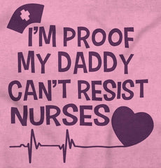 Can't Resist Nurses Infant Toddler T Shirt-Direct To Garment Print-Brisco Baby