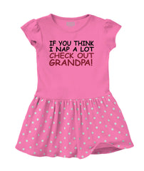 Check Out Grandpa Baby Polka Dot Skirt Dress-Direct To Garment Print-Brisco Baby