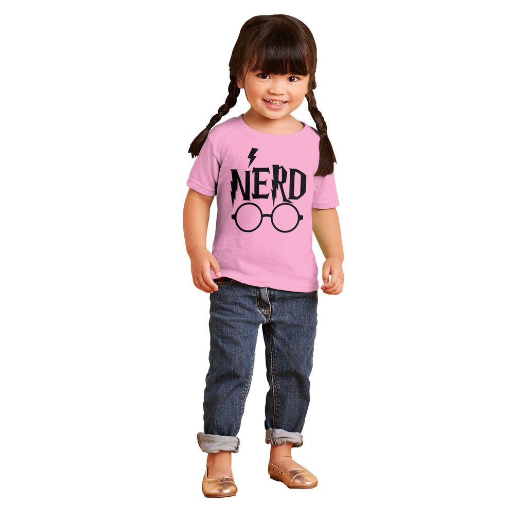 Nerd Harry Potter Infant Toddler T Shirt-Direct To Garment Print-Brisco Baby