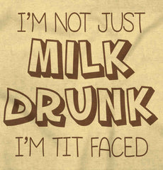 Milk Drunk Romper Bodysuit-Direct To Garment Print-Brisco Baby