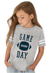 Game Day Toddler Football Jersey Tee-Direct To Garment Print-Brisco Baby