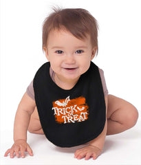 Trick or Treat Infant Baby Bib-Direct To Garment Print-Brisco Baby
