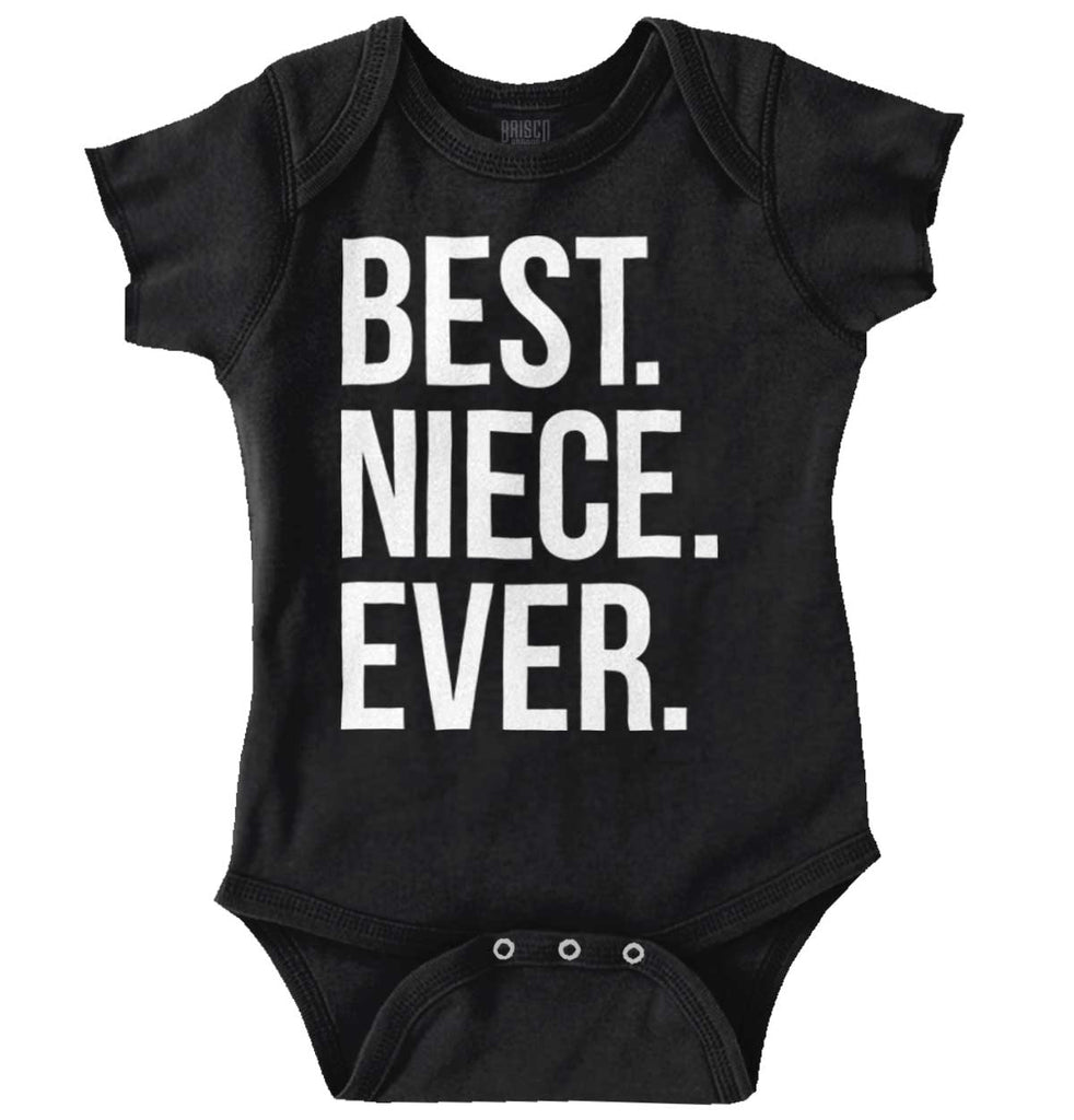 Best Niece Ever Romper Bodysuit-Direct To Garment Print-Brisco Baby