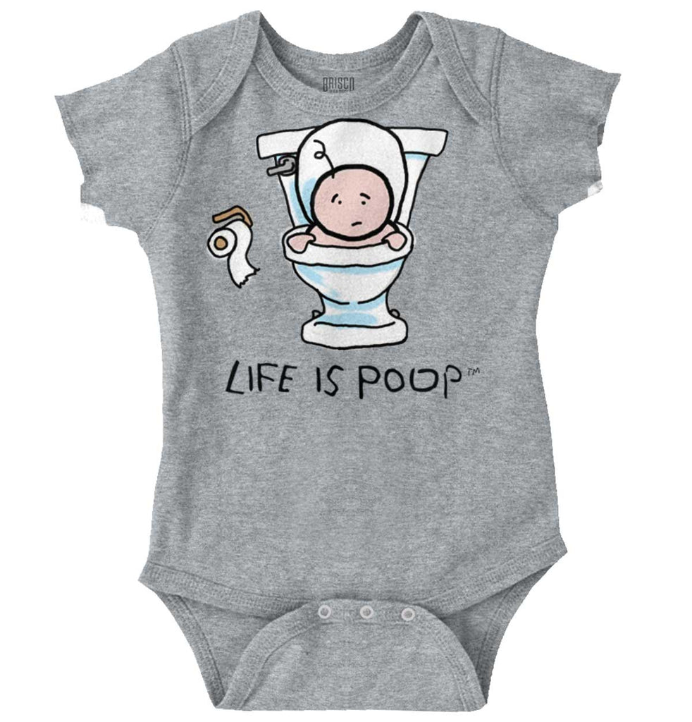 Baby Toilet Romper Bodysuit-Direct To Garment Print-Brisco Baby