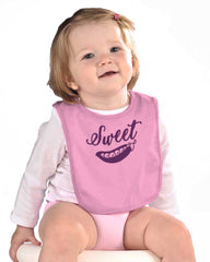 Sweet Pea Infant Baby Bib-Direct To Garment Print-Brisco Baby