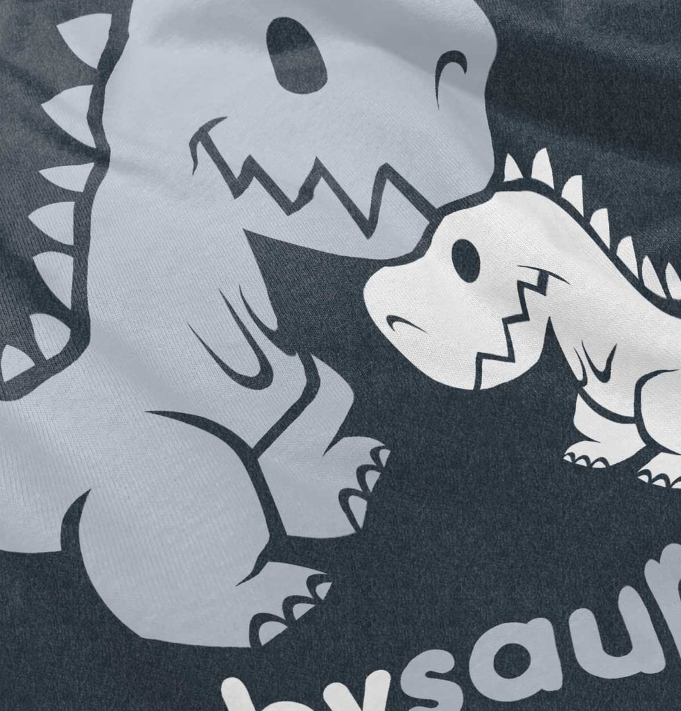Babysaurus Rex Toddler Football Jersey Tee-Direct To Garment Print-Brisco Baby