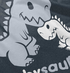 Babysaurus Rex Toddler Football Jersey Tee-Direct To Garment Print-Brisco Baby