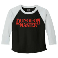 Dungeon Masters TV Show Nerd Toddler Baseball-Direct To Garment Print-Brisco Baby