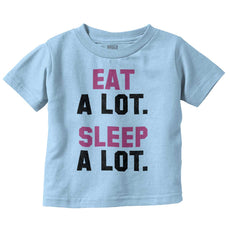 Sleep A Lot Infant Toddler T Shirt-Direct To Garment Print-Brisco Baby