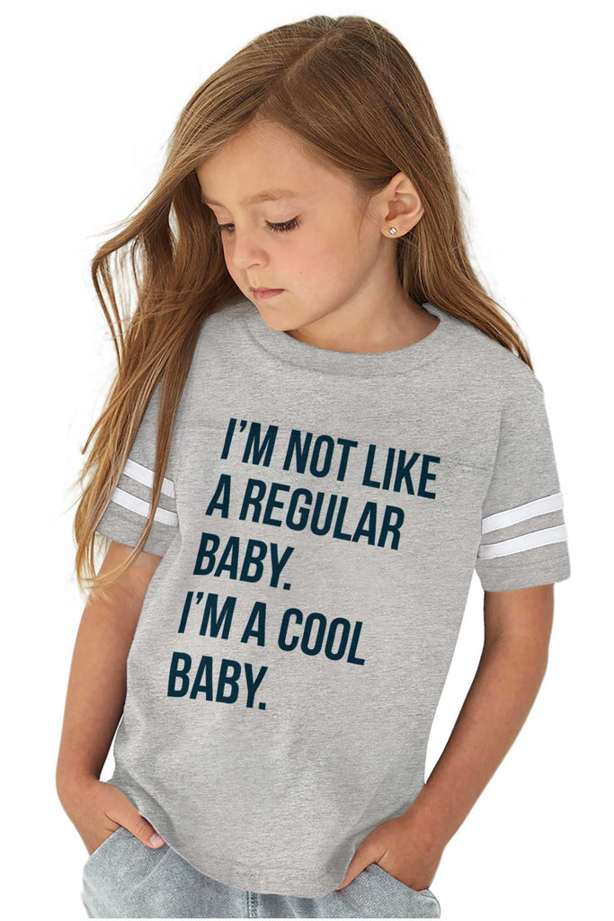 Cool Baby Toddler Football Jersey Tee-Direct To Garment Print-Brisco Baby