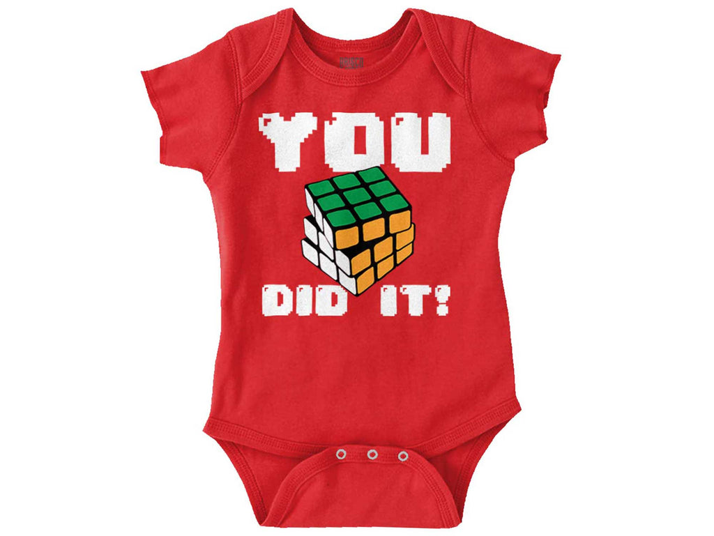 You Did It Romper Bodysuit-Direct To Garment Print-Brisco Baby