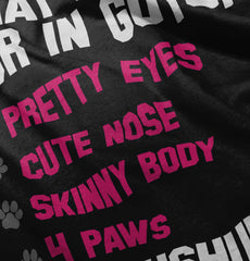 Dachshund Checklist Romper Bodysuit-Direct To Garment Print-Brisco Baby