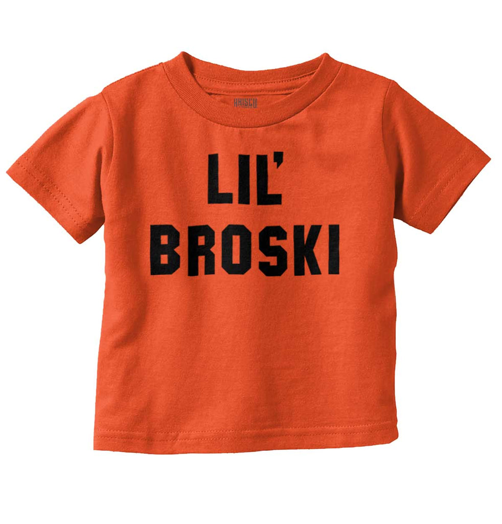 Lil' Broski Infant Toddler T Shirt-Direct To Garment Print-Brisco Baby