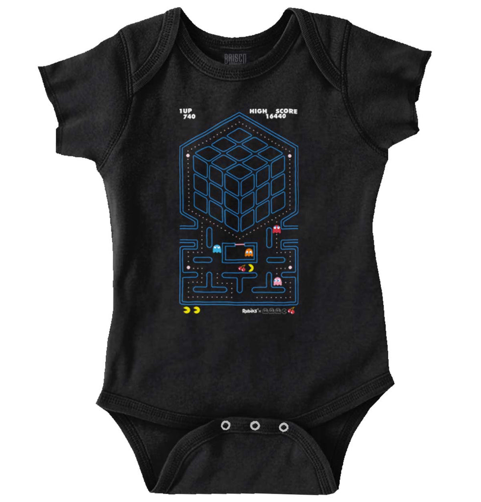 Rubik's Screen Romper Bodysuit-Direct To Garment Print-Brisco Baby