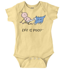 Dog Pull Romper Bodysuit-Direct To Garment Print-Brisco Baby