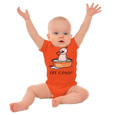 Eating Soap Romper-Direct To Garment Print-Brisco Baby