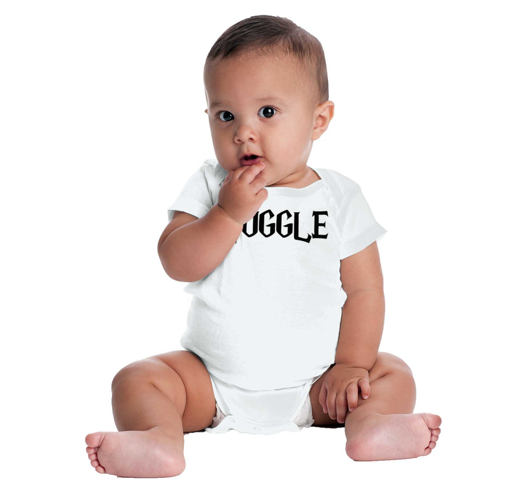 Muggles Romper Bodysuit-Direct To Garment Print-Brisco Baby