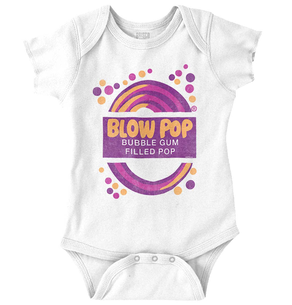 Classic Blow Pop Romper Bodysuit-Direct To Garment Print-Brisco Baby