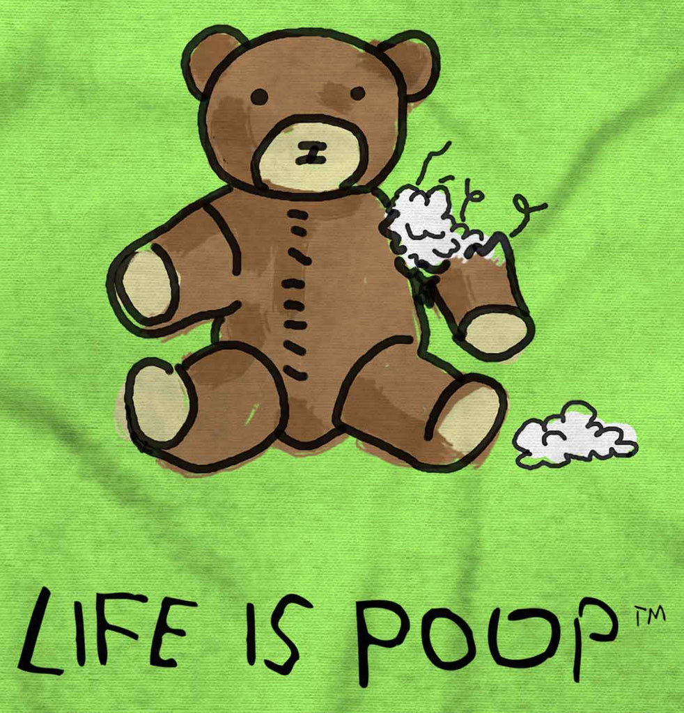 Ripped Teddy Bear Infant Toddler T Shirt-Direct To Garment Print-Brisco Baby