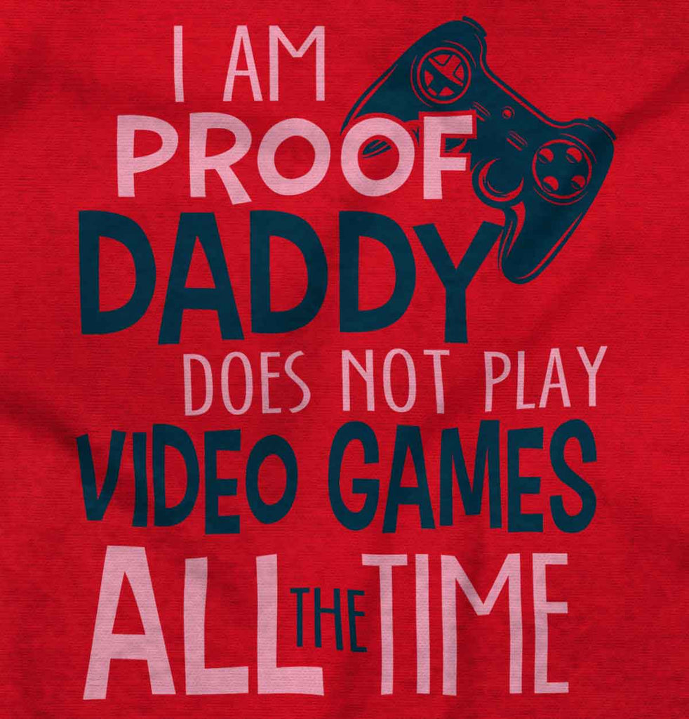 Daddy Plays Video Games Baby Polka Dot Skirt Dress-Direct To Garment Print-Brisco Baby