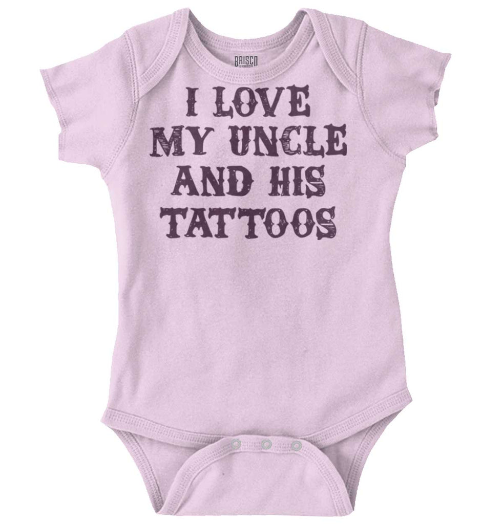 Uncle's Tattoos Romper Bodysuit-Direct To Garment Print-Brisco Baby